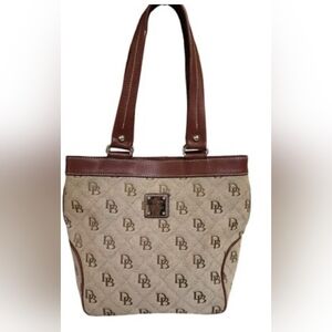 Dooney & Bourke Y2K Brown and Tan Women's Bag EXCELLENT Condition L: 13 H: 10